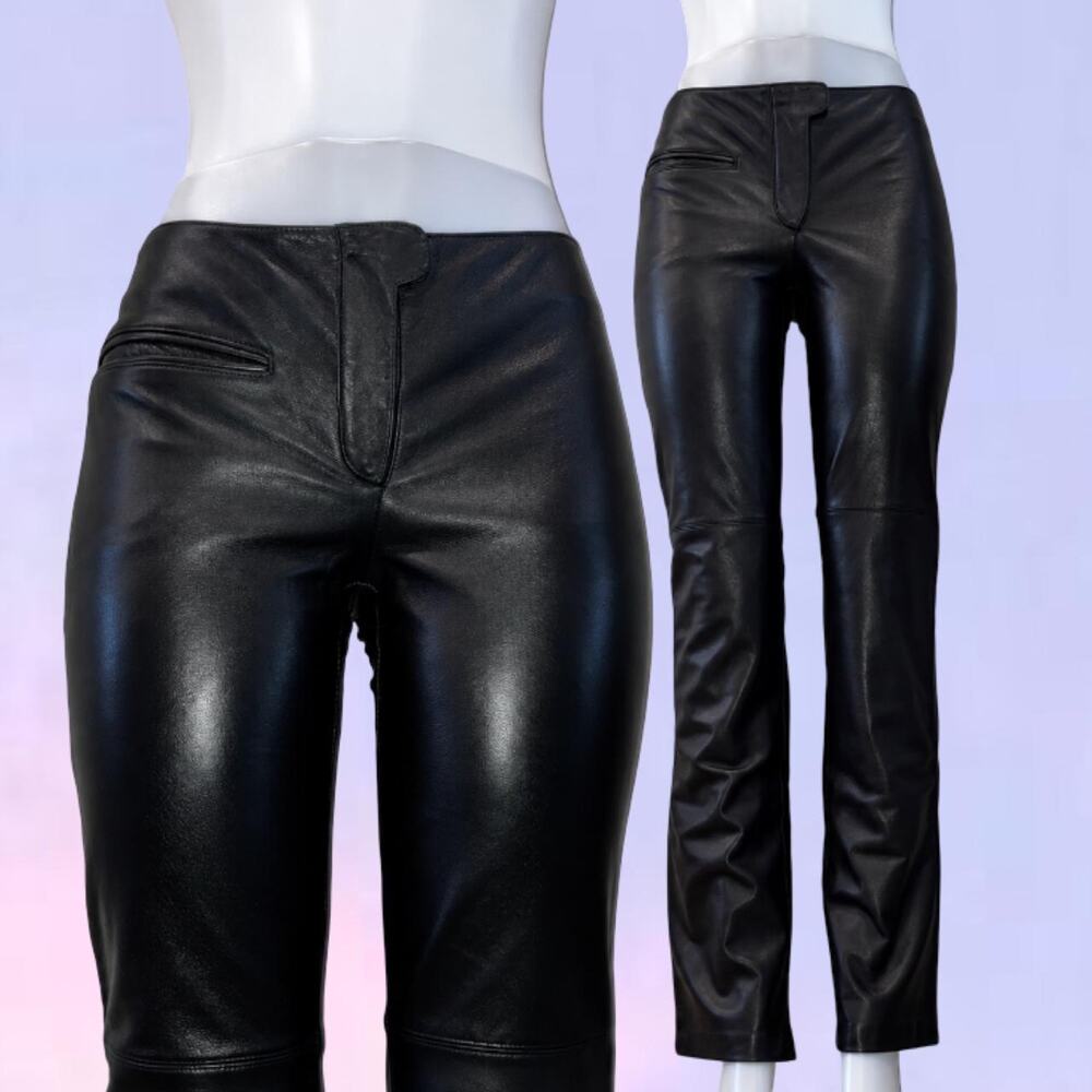 Vintage 90s y2k leather pants
